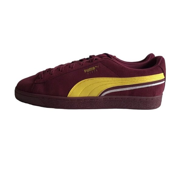 Puma Suede Triplex Mens 10.5 Sneakers Shoes Burgundy 381175-2 B Boy Classic NEW